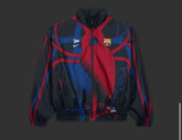 Fc Barca heart design Zipper Fleece