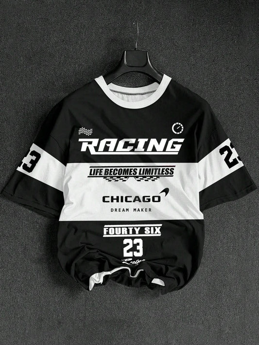 Premium Black&white Chicago shirt