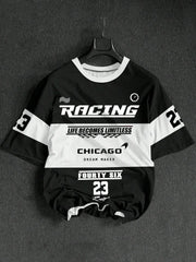 Premium Black&white Chicago shirt
