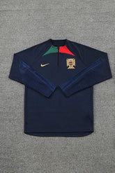 Blue Portugal Football Zipper