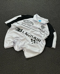 Premium white Blackair polo