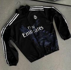 Real Madrid Dragon Black Zipper fleece