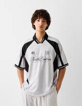 Short sleeve sporty Jacquard T-shirt