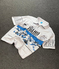 Premium white IDAHO polo