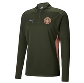Manchester City black training zipper