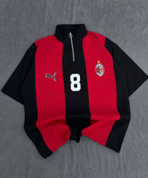 Ac Milan printed zipper