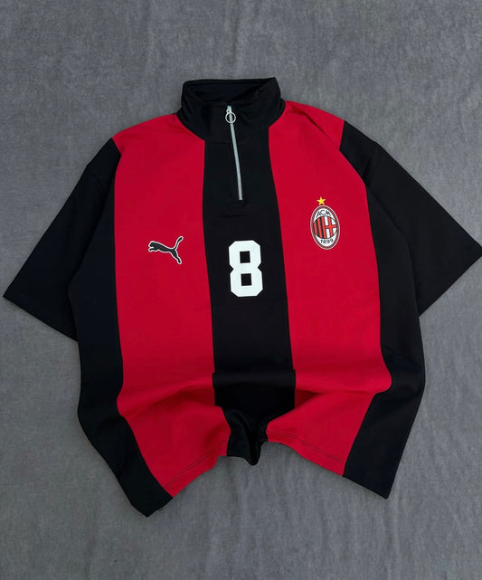 Ac Milan printed zipper