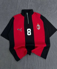 Ac Milan printed zipper