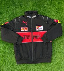 Embroidered Ferrari premium Black jacket