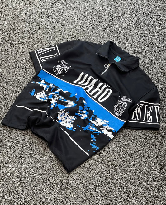 Premium quality Black IDAHO polo