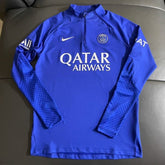 Blue Paris Football Zipper