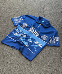 Premium blue IDAHU polo