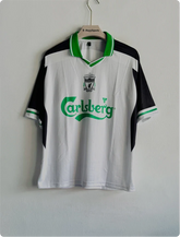 LIVERPOOL TORRES GREEN AND WHITE FIVESLEEVE POLO
