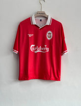LIVERPOOL 1996-97 HOME KIT OWEN FIVESLEEVE POLO