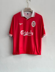 LIVERPOOL 1996-97 HOME KIT OWEN FIVESLEEVE POLO