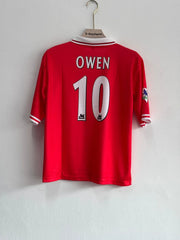 LIVERPOOL 1996-97 HOME KIT OWEN FIVESLEEVE POLO