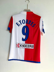 ATLETICO MADRID 2006-07 HOME KIT TORRES POLO