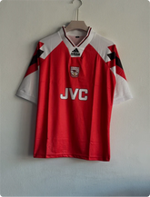 ARSANEL 1992-93 HOME KIT V KNITTED POLO FIVESLEEVE PREMIUM