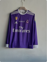 REAL MADRID 2016-17 AWAY KIT RONALDO FULLSLEEVE
