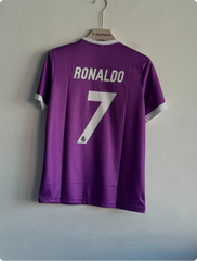 REAL MADRID 2016-17 AWAY KIT RONALDO PRINTED PREMIUM