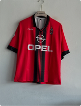 ACMILAN 1998-99 HOME KIT MALDINI FIVESLEEVE POLO