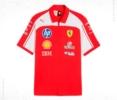 Scuderia Ferrari F1 Team Polo Zip Shirt