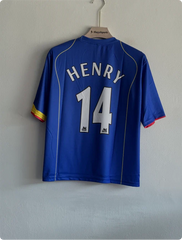 ARSANEL 2004-05 AWAY KIT HENRY FIVESLEEVE PREMIUM