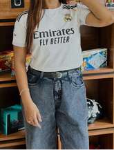 CROP TOP REAL MADRID 25-26 HOME KIT BELINGHAM