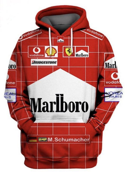 Ferrari and Malboro Racing F1 Hoodie