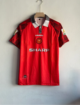 MANCHESTER UNITED 1996-97 HOME KIT BECKHAM POLO PREMIUM