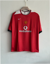 MANCHESTER UNITED 2004-05 HOME KIT RONALDO FIVESLEEVE