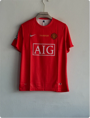 MANCHESTER UNITED 2007-08 HOME KIT RONALDO