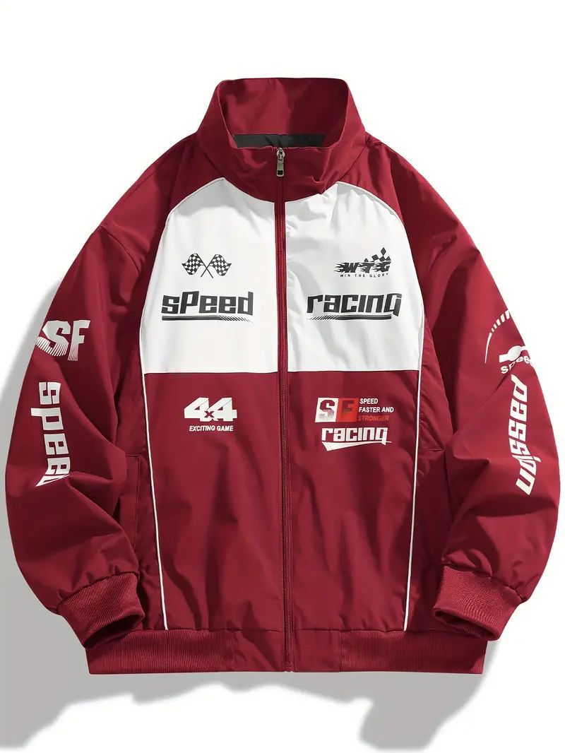 Men's Racing SF44 Graphic Bomber Jacket