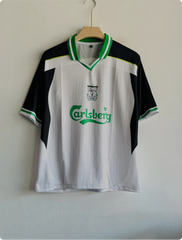 LIVERPOOL GERRARD GREEN AND WHITE FIVESLEEVE POLO