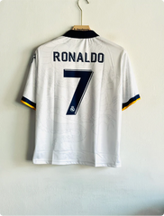 REAL MADRID WHITE DRAGON KIT RONALDO FIVESLEEVE POLO