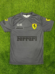 Premium Quality f-1 grey Digital printed shirt