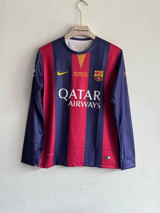 Nike FC Barcelona 2014-15 Long Sleeves Home Jersey