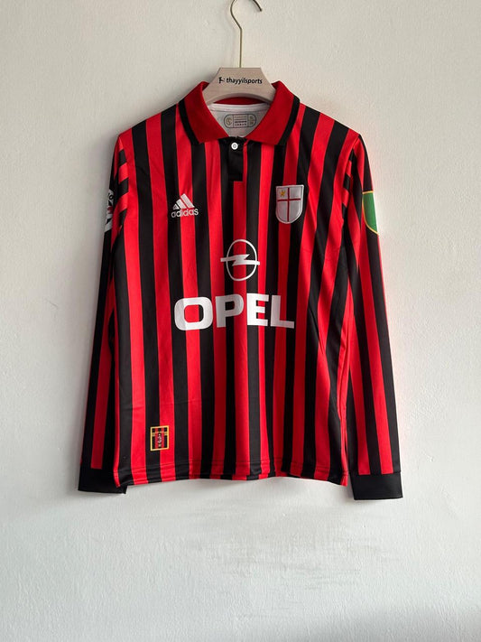 Adidas AC Milan 1999-2000 Home Jersey