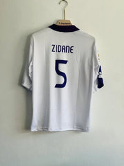 REAL MADRID 1997-98 HOME KIT ZIDANE FIVESLEEVE POLO