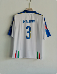 ITALY 2016-17 AWAY KIT MALDINI FIVESLEEVE POLO