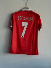 MANCHESTER UNITED 1998-99 HOME KIT BECKHAM POLO PREMIUM