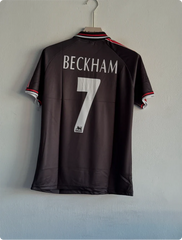 MANCHESTER UNITED 1998 BLACK KIT BECKHAM POLO PREMIUM