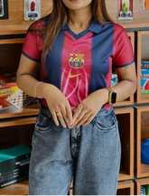 CROP TOP BARCELONA X TRAVIS SCOTT SPECIAL KIT POLO