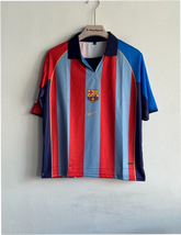 BARCELONA 2001-02 HOME KIT FIVESLEEVE POLO