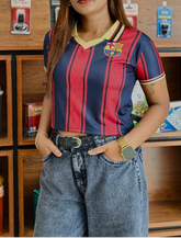 CROP TOP BARCELONA 125TH SPECIAL KIT MESSI POLO