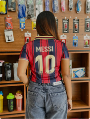 CROP TOP BARCELONA 125TH SPECIAL KIT MESSI POLO