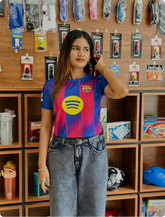 CROP TOP BARCELONA 25-26 HOME YAMAL