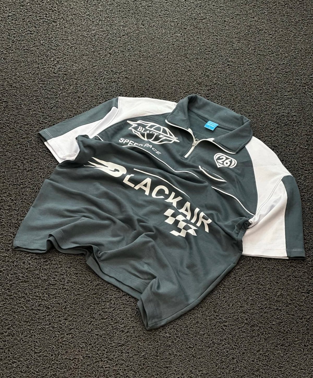 Premium Grey Blackair polo