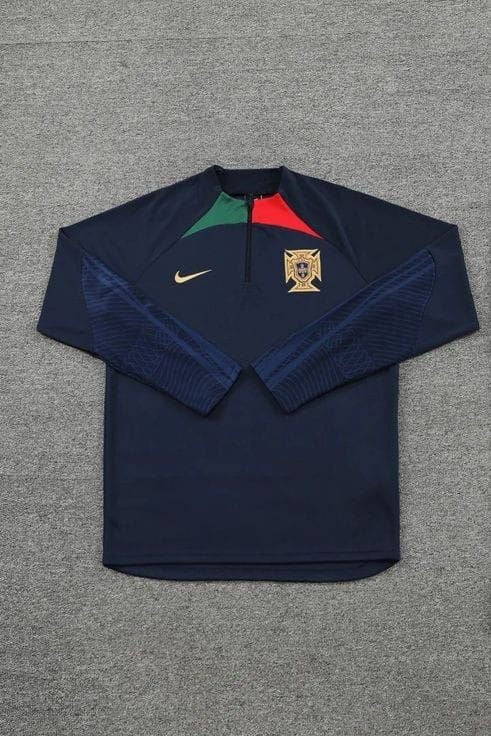 Blue Portugal Football Zipper