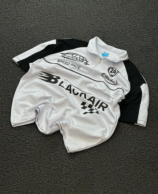 Premium white Blackair polo